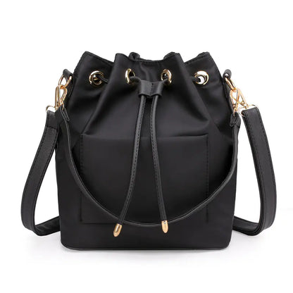 2020 Women's Fashion Nylon Bucket Bag with Hardware